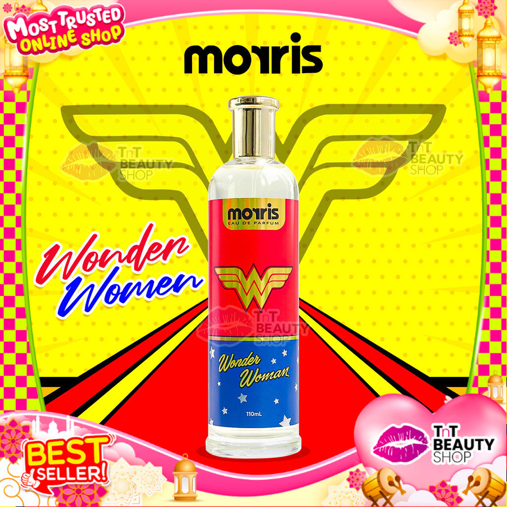 Morris Eau De Parfum Wonder Woman 110ml Parfum Wanita  | TnT Beauty Shop