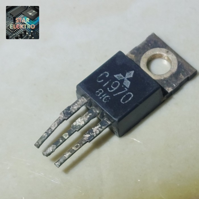 DnG27 C1970 To-220 Original Cabutan Mitsubishi 2SC1970 2SC 1970 Transistor Penguat RF 175MHz 1W NPN 