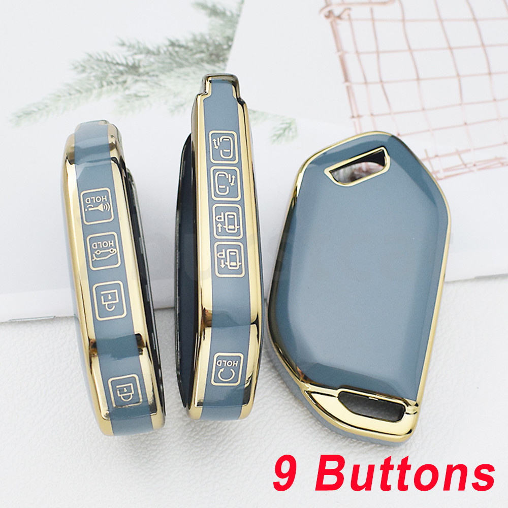 

For Kia Picanto Sorento MQ4 Carnival KA4 Morning K5 Carens 4 5 6 7 8 9 Buttons TPU Car Key Case Fob Cover Auto Remote Shell Bag