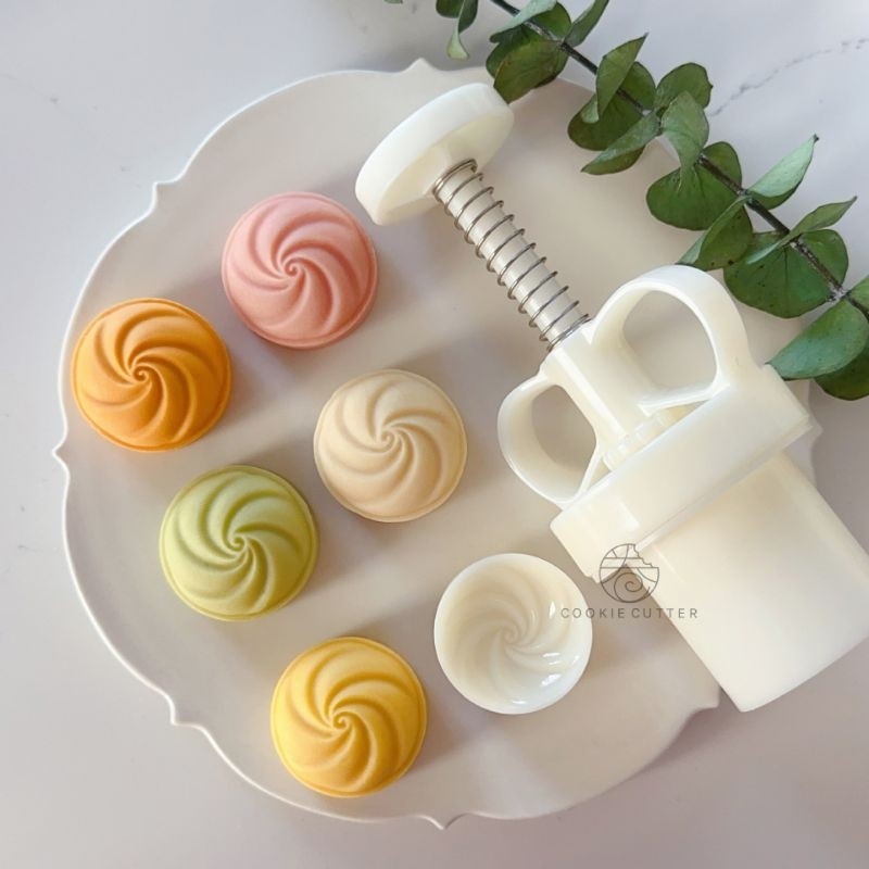 TK Cetakan Kue Bulan Bakpao Mini 20g 30g Mooncake Mold Stempel Nastar Plunger Cookies Imlek Kering