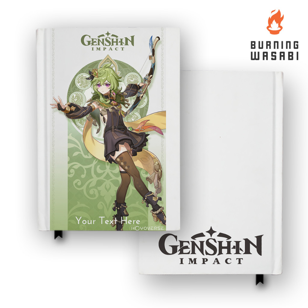 

Buku Catatan Notebook Genshin Impact Collei Custom Nama Agenda Jurnal Diary Hardcover A5 A6