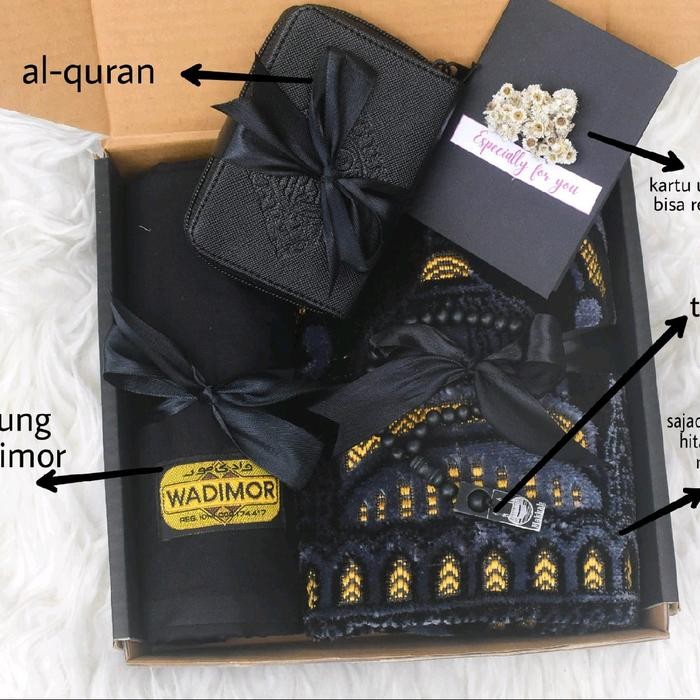 

Hampers kado cowok pria ramadhan lebaran ulang tahun islami sarung sajadah pacar suami teman pernikahan wisuda anniversary Muslim - -, -