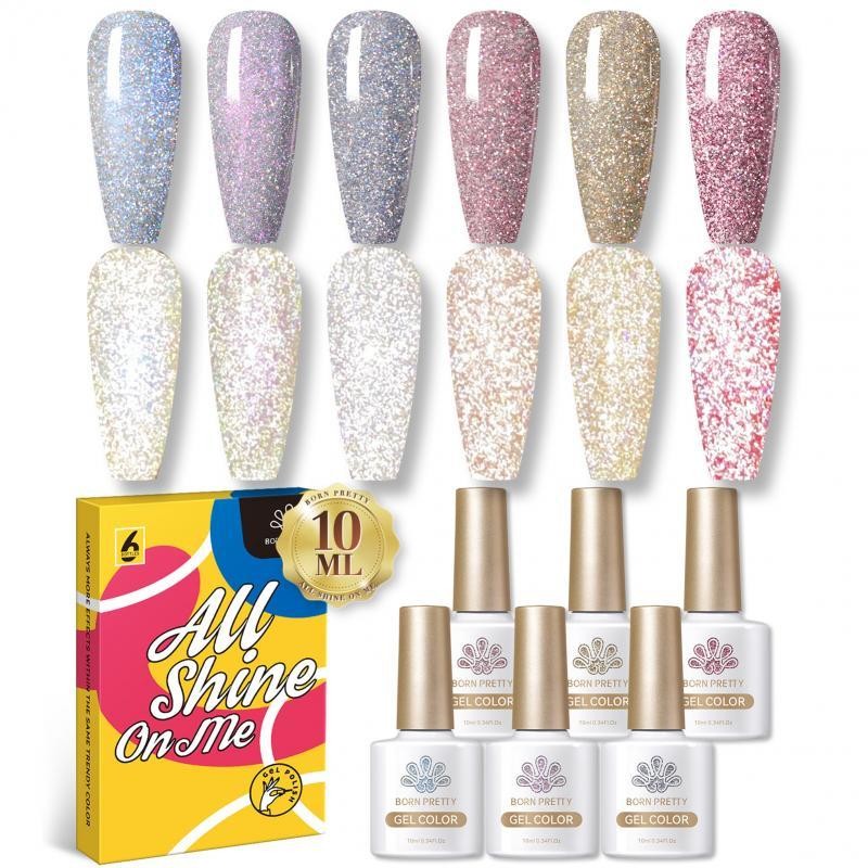 BUUBUU-BORN PRETTY NAIL JELLY GEL POLISH SET ISI 6WARNA - NAIL GEL POLISH JELLY - WATER GEL POLISH
