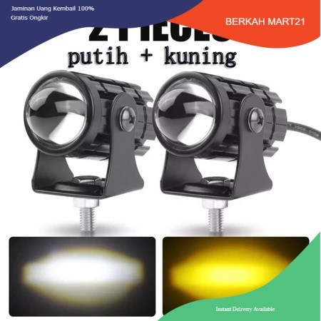 Headlamp Lampu Sorot Sepeda Motor Led Lampu Tembak Laser Led Mini 2 Warna - Lampu Tembak Sorot Fogla