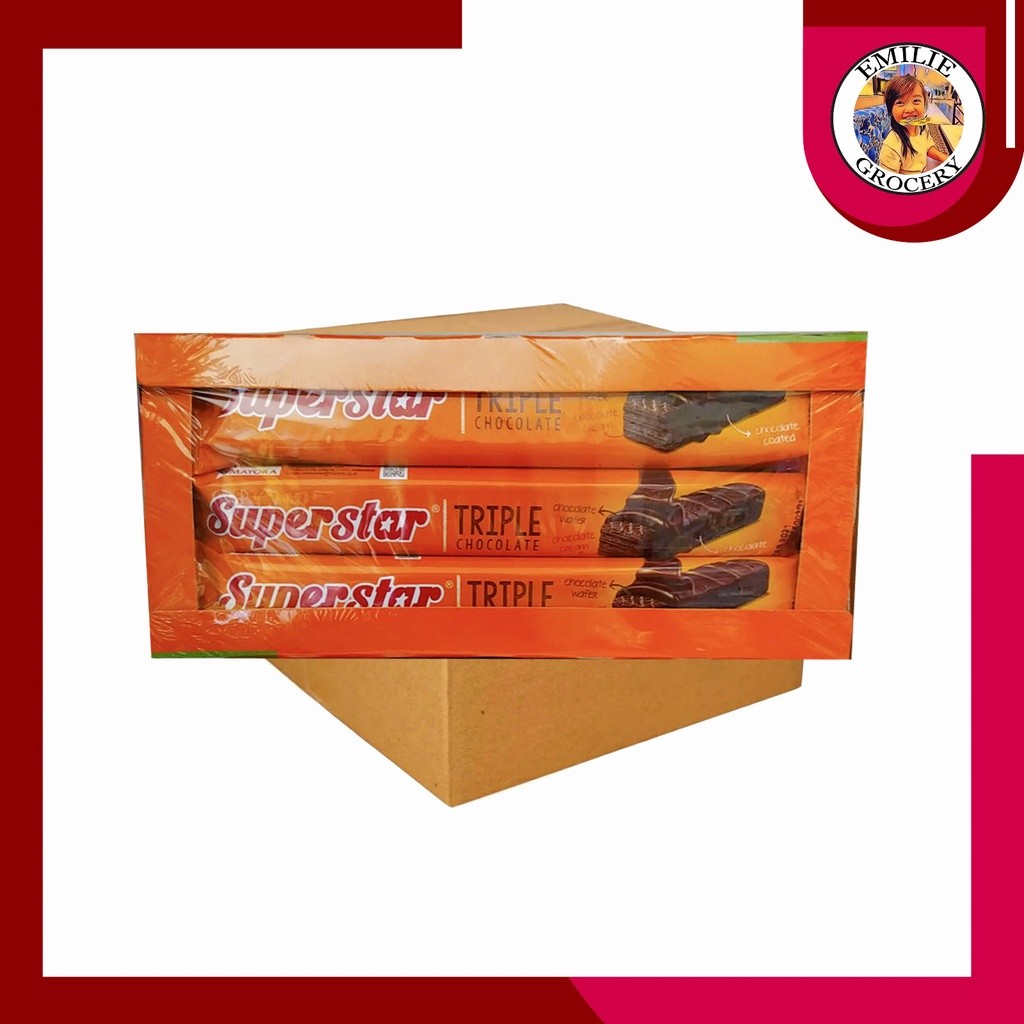 

Superstar Wafer Triple Chocolate Coklat Box Isi 20Pcs 20 Pcs