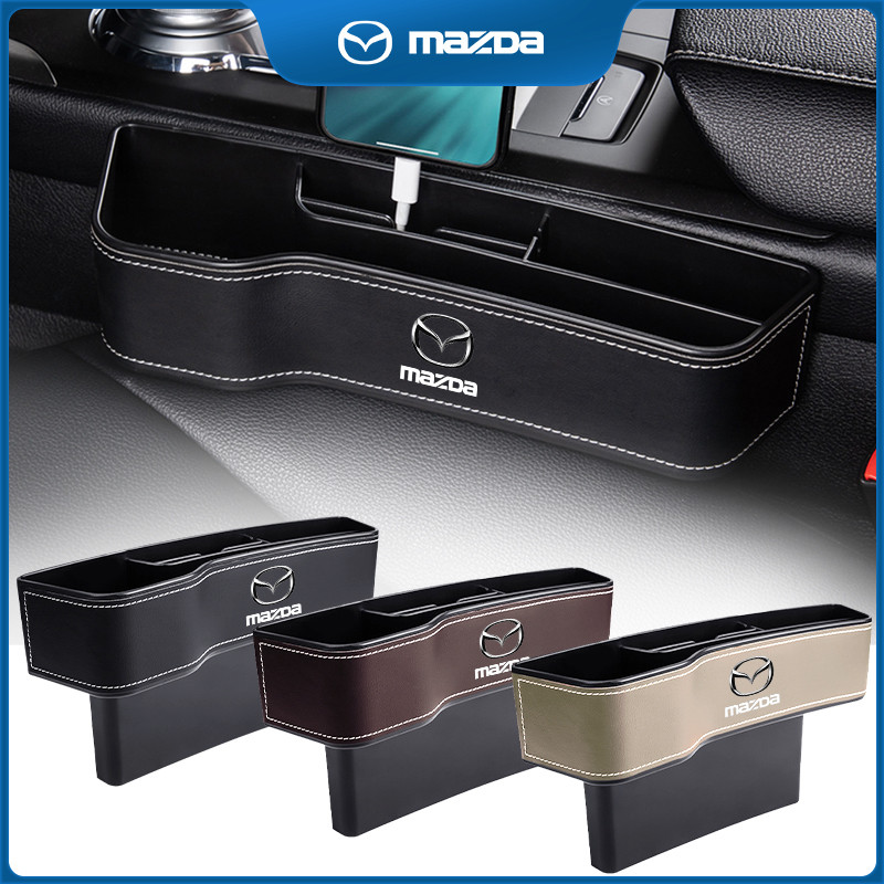 1pcs Car Seat Organizer Crevice Storage Box For Mazda 2 3 5 6 M5 Ms CX-4 CX-5 CX6 M3 M6 MX3 MX5 Auto