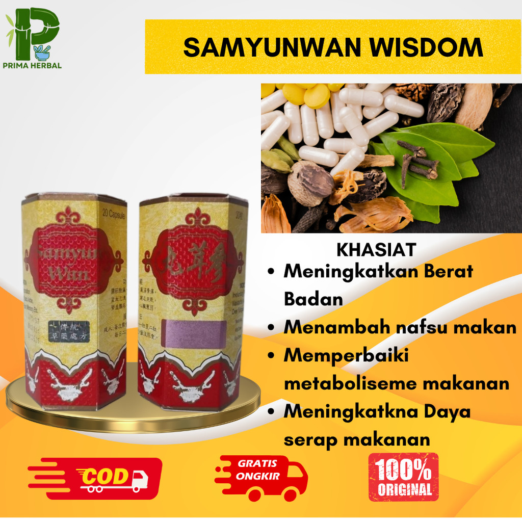 Obat Gemuk Farmasi Obat Penggemuk Badan Samyunwan Wisdom Original