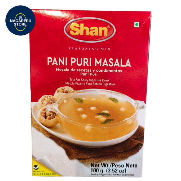 

Shan seasoning mix pani puri masala for spicy digestive drink 100gr