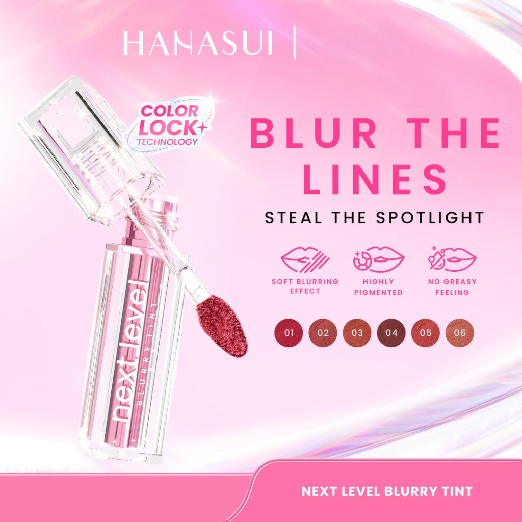 HANASUI NEXT LEVEL Blurry Tint - Hanasui Liptint - Lip Tint