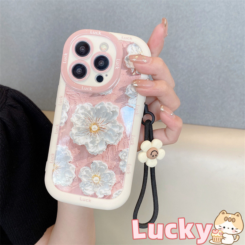 case OPPO Bunga yang indah Casing ponsel cocok untuk OPPO A15 A16 A17 A53 A54 A55 A57 A58 Case Ponse