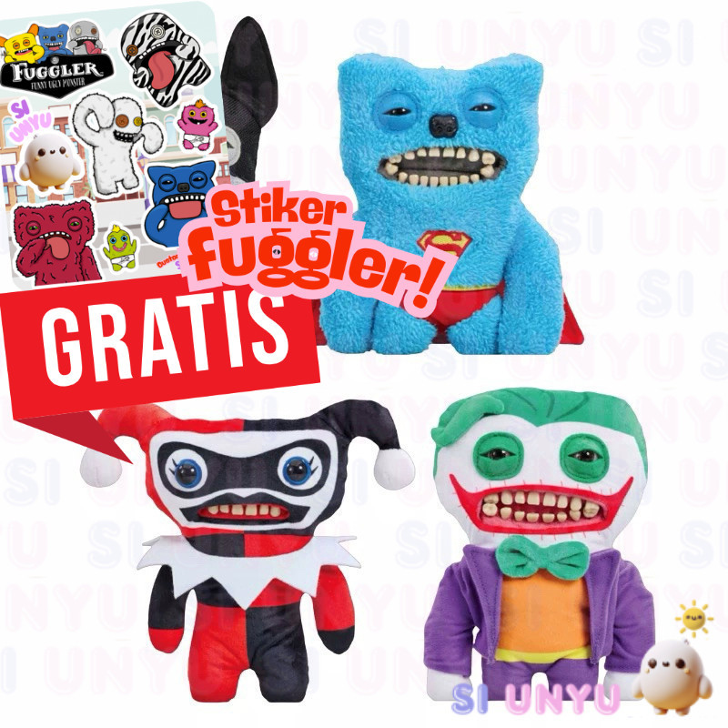 Fuggler x DC Funny Ugly Monster Batman The Joker Superman Harley Quinn Original Product