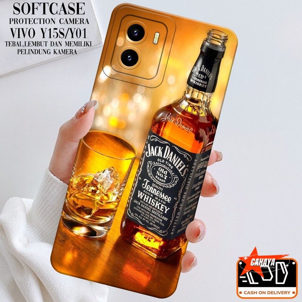Case Hp Vivo Y15S/Y01 Terbaru- Soft Macaron Pro Camera - Softcase Vivo Y15S/Y01 Terbaru - Casing Viv