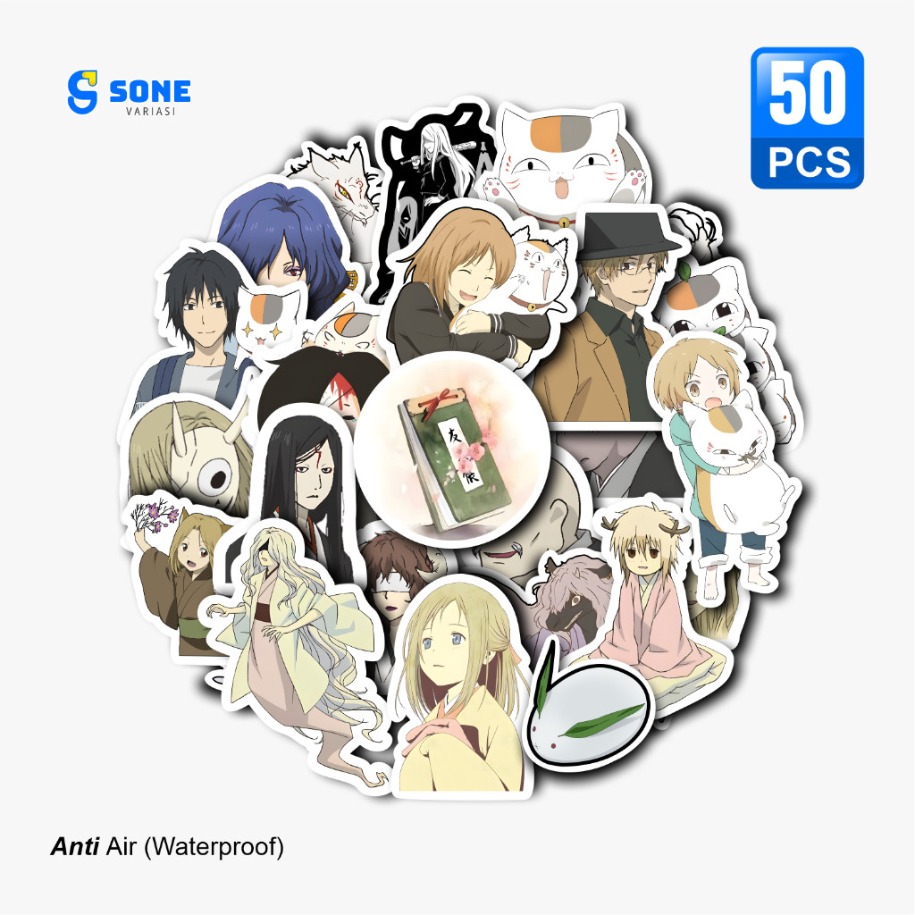 

Stiker Pack Natsume Yuujinchou Aesthethic Vinyl Waterproof untuk Sticker