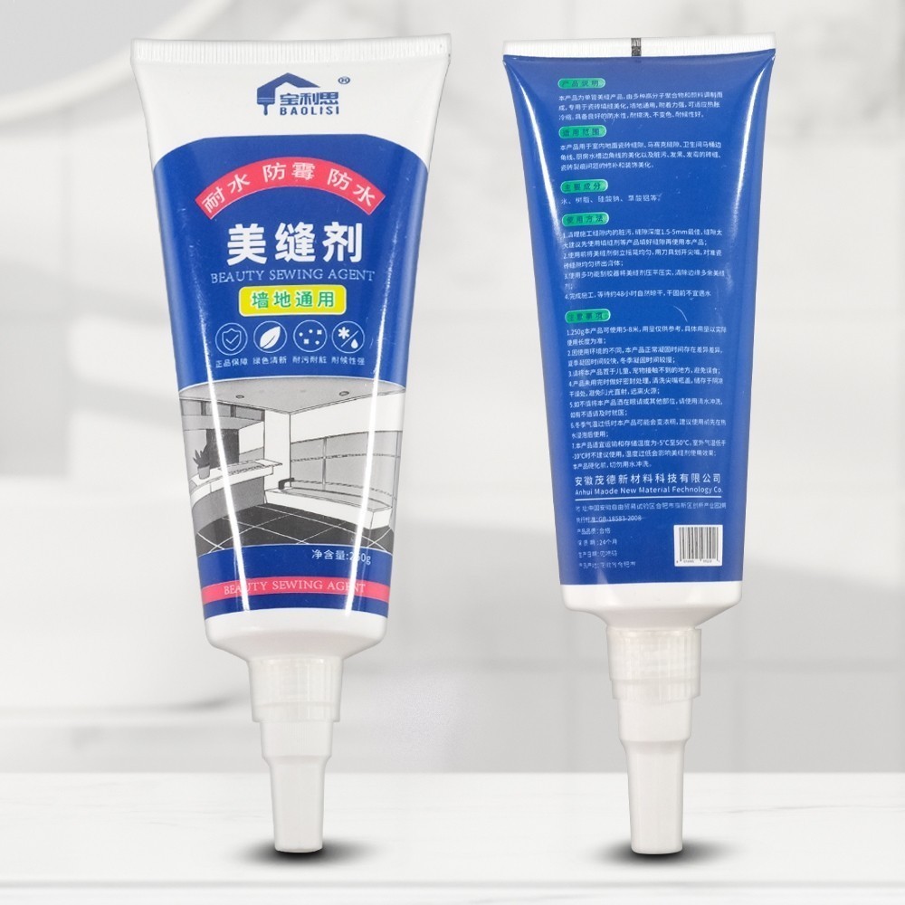 Lem Pengisi Celah Keramik Anti Bocor Waterproof Nat Anti Jamur 250g Waterproof Sealant