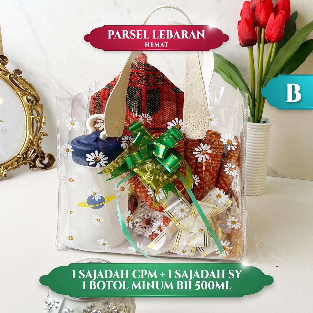 Hampers Tas SOVENIR Paket Ulang Tahun Sajadah Al-jeddah Gift Tasbih Souvenir Pengajian
