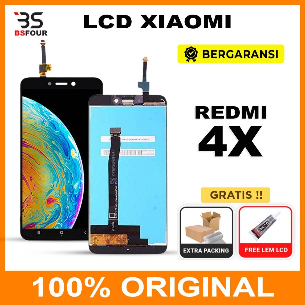 LCD XIAOMI REDMI 4X FULLSET TOUCHSCREEN ORIGINAL