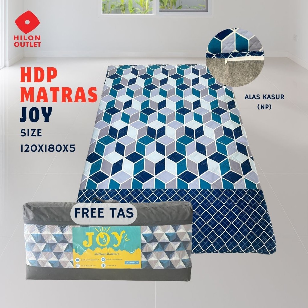 Kasur Lipat - Matras Lipat - Kasur lantai Lipat 120X180X5 - Hilon Matras