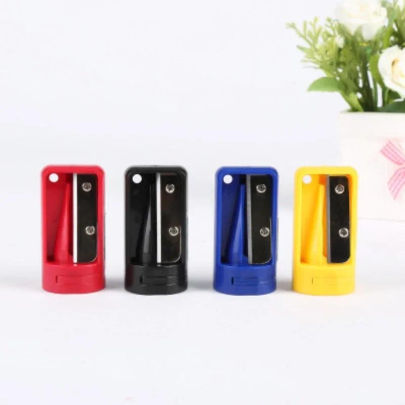 

Creative Solid Color Woodworking Pencil Sharpener for Student Octagonal Woodworking Pen Cute School Supplies Korean Stationery