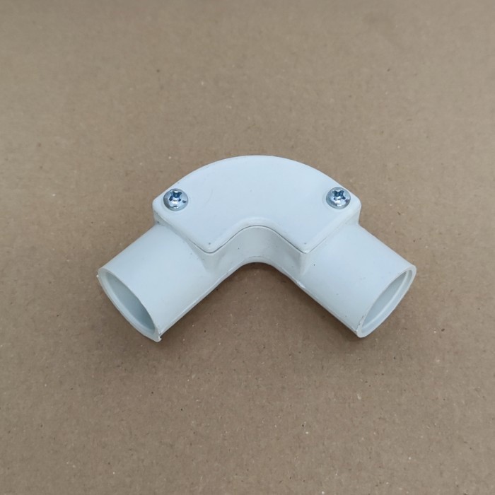 Elbow Pipa 20mm HIRO Sambungan Pipa Listrik Fitting Conduit L Tikungan Instalasi Kabel