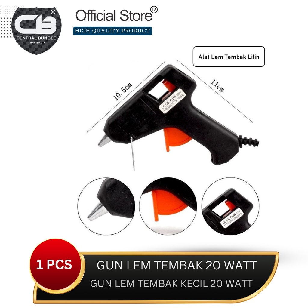 

Glue Gun lem Tembak Kecil 20 Watt / Pistol Lem tembak 20 Watt