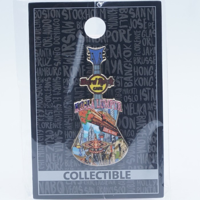 Hard Rock Cafe Pin Pins Kuala Lumpur Malaysia Iconic Guitar Collectible Series Original Merchandise 