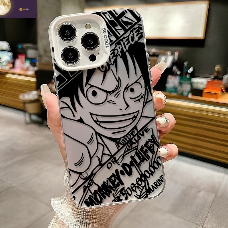 Luffy Terbaru Silikon Fancy Case HP OPPO A1K A3S A5 A5S A7 A8 A12 A15 A16 A17 A18 casing untuk case 