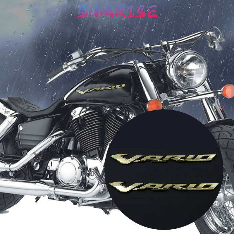 

2PCS VARIO Stiker Emblem 3D Timbul Stiker Motor Populer dengan Desain Menarik dan Mudah Dipasang Cocok untuk VARIO