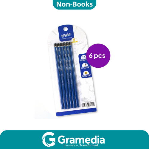 

[Gramedia Cijantung] Estudee Graphite Pencil Esp6002 2B/6Pcs