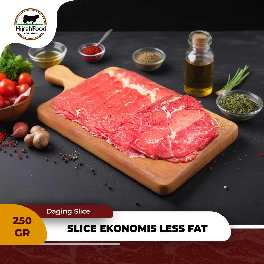 

Hijrahfood Daging Slice Ekonomis Sukiyaki Shabu Yakiniku Teriyaki