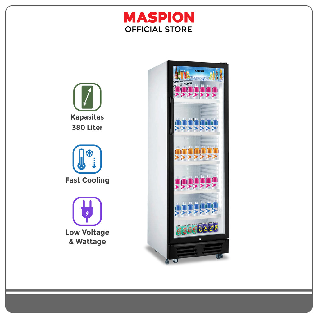 Maspion Lemari Pendingin Showcase 380 Liter MSI-430
