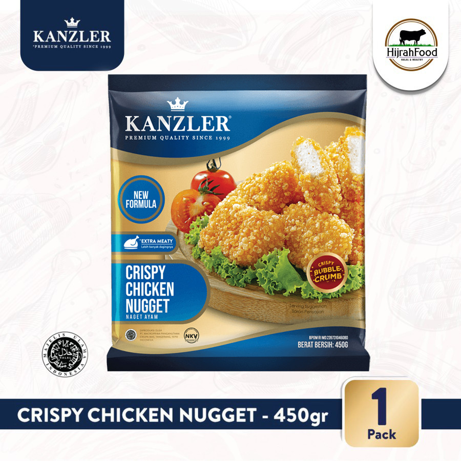 

Kanzler Crispy Chicken Nugget Naget Ayam Krispy 450 gram