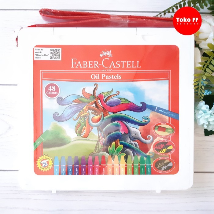 

[New Collection] Faber Castell Crayon Hexagonal Oil Pastel 48 warna