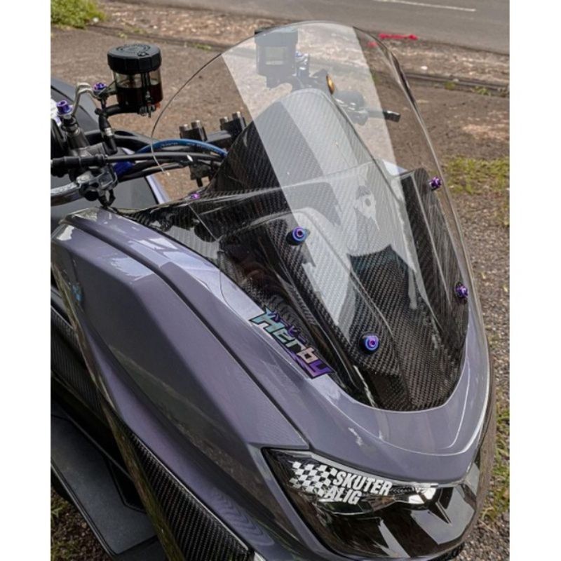 VISOR NMAX OLD TYPE THAILAND WINDSHIELD NMAX NEW  TYPE THAILAND WINGSIL VISOR OLD NEW NMAX (BONUS KA