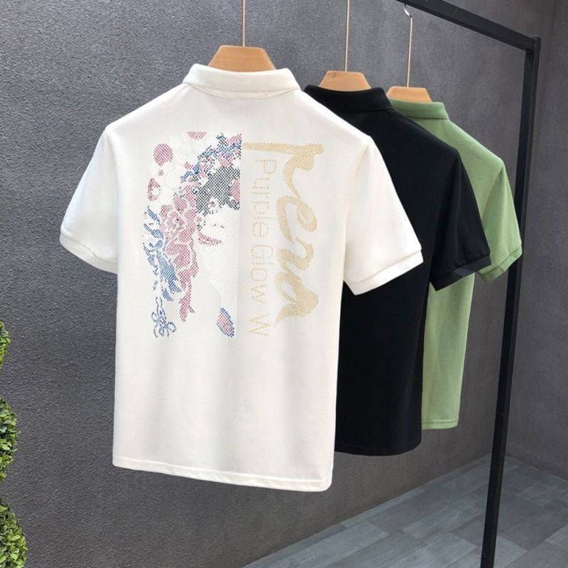 Kaos Hitam Polos Depan Belakang Polo Shirt