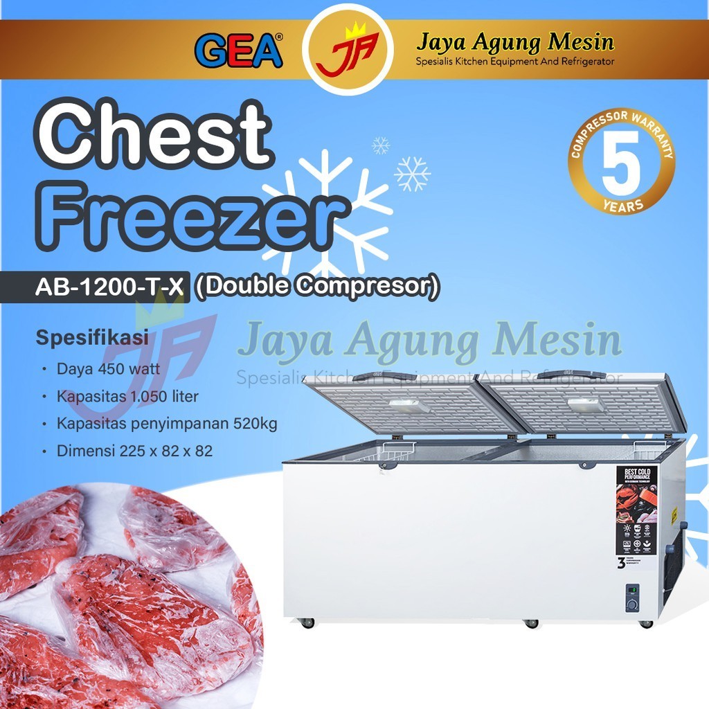 Chest Freezer Gea AB 1200 /Freezer Box Gea AB-1200Tx/ Freezer Box GEA AB 1200/Freezer Box 1000Liter