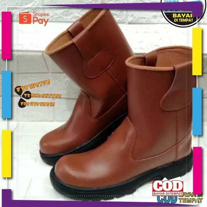 UKURAN SIZE 37 38 39 40 41 42 43 44 45 / Sepatu Septi Saveti Safety Boot King Shoes SKN Ujung Besi K