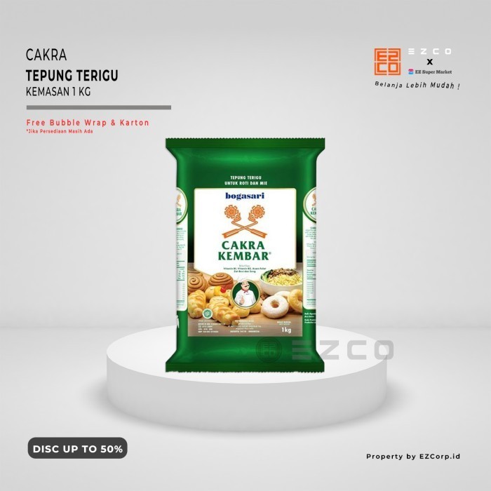 

CAKRA TEPUNG TERIGU KEMASAN 1 KG