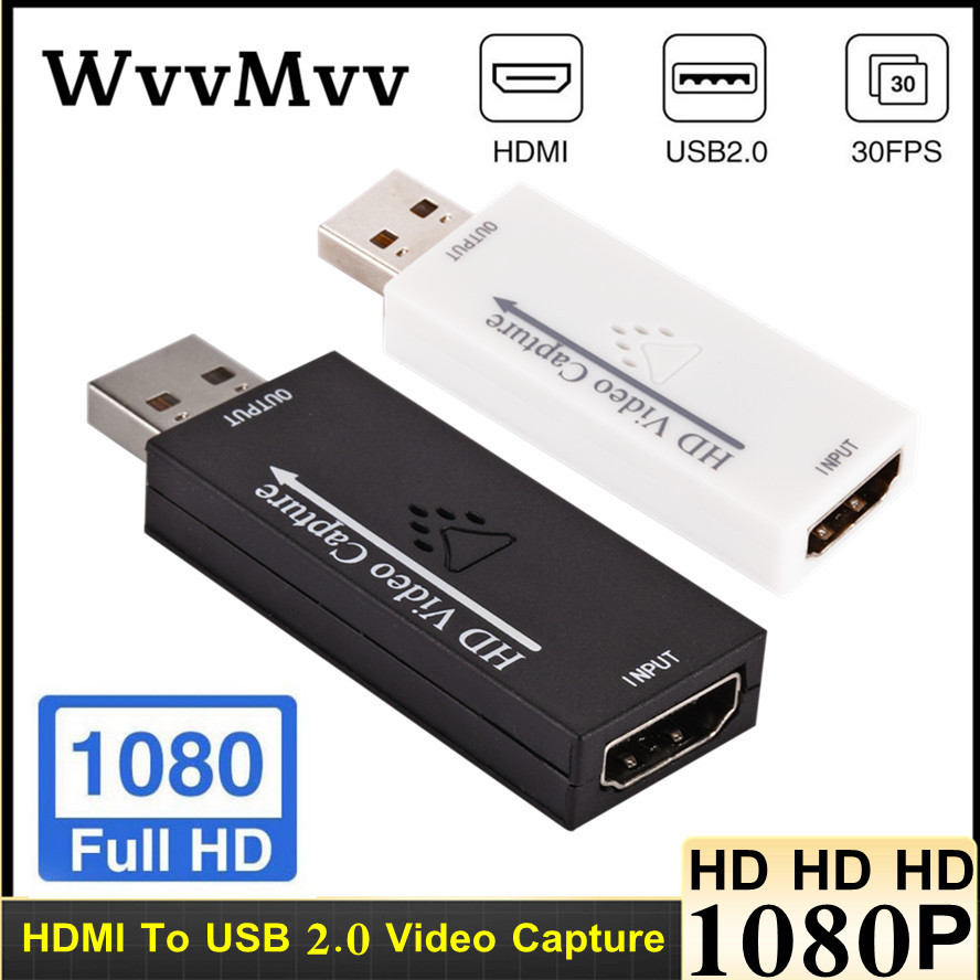 Mini HD 1080P HDMI To USB 2.0 Video Capture Card Game Recording Box for Computer Youtube OBS Etc. Li