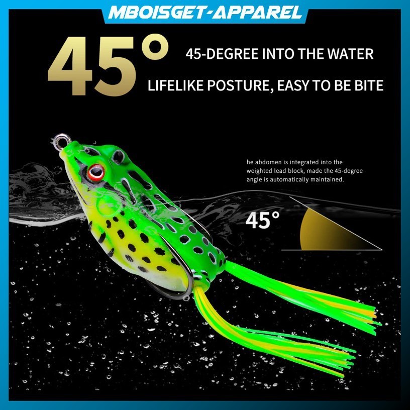 MBOISGET - Umpan Pancing Kodok FROG BAIT FISHING LURE ARTIFICIAL PALSU KATAK