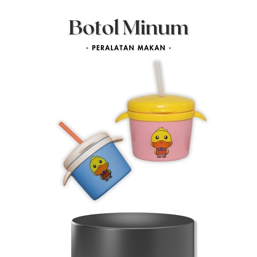 KIDDAILY Botol Minum Lucu Anak / Tempat Minum Anak Lucu Unik