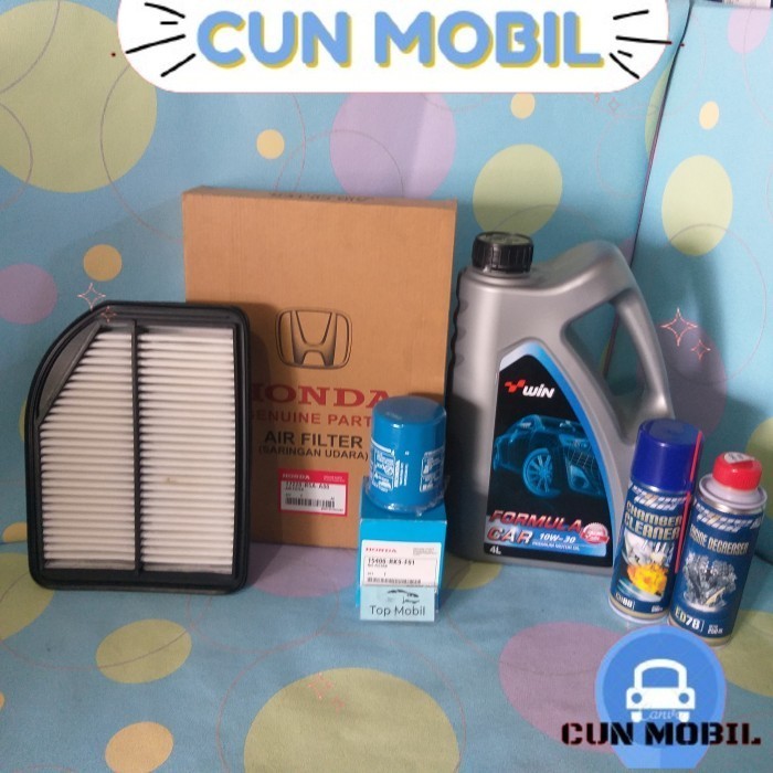 Paket service oli win Formula Car 10W-30 CRV 2400cc 2013 (5) CUN MOBIL