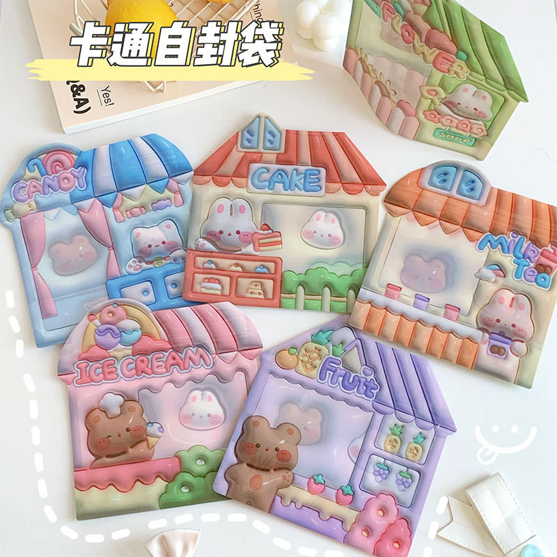 

PLASTIK ZIPLOCK STANDING POUCH 3D BINGKISAN GOODIE BAG KEMASAN COOKIES CANDY PERMEN AKSESORIS AESTHETIC BEAR