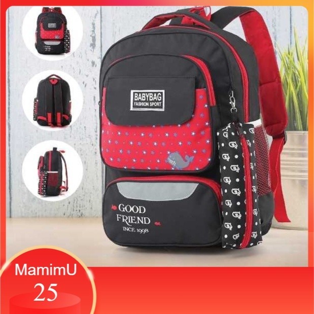 New Tas Sekolah Ransel Punggung Anak Sekolah TK SD Putra Putri Cowok Cewek  2in1 LRPD LP 700 490 639