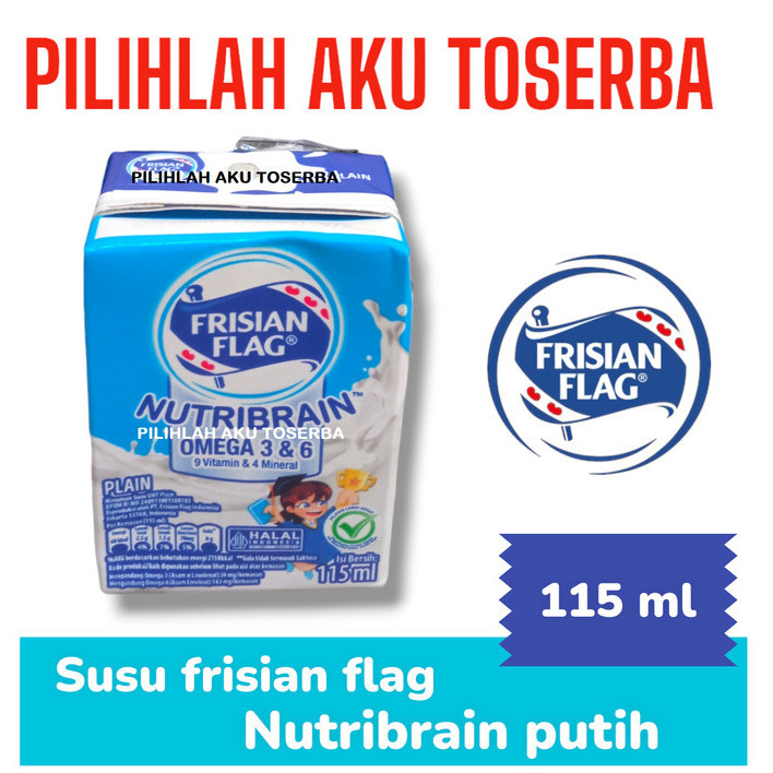 

RB Susu Frisian Flag NUTRIBRAIN PLAIN 115 ml - (HARGA 1 DUS ISI 36)