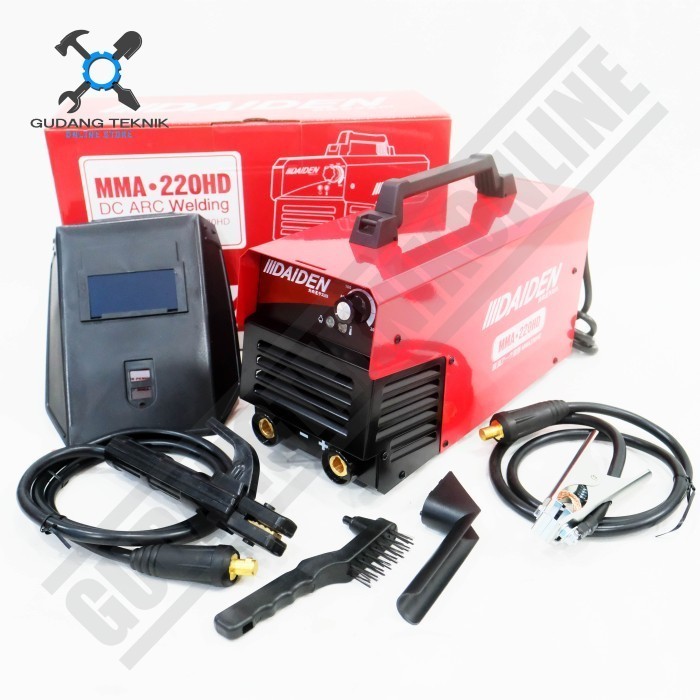 (MMA-220HD DAIDEN) Mesin Las MMA 220HD DAIDEN / Inverter Trafo Welding Mesin Las Listrik Travo MMA 2