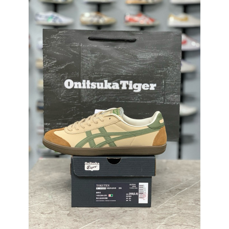 Sepatu Onitsuka Tokuten Beige Green