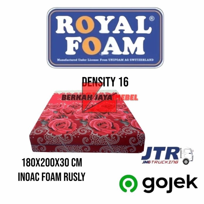 (COD) kasur busa royal foam 180x200x30 cm garansi 5 tahun