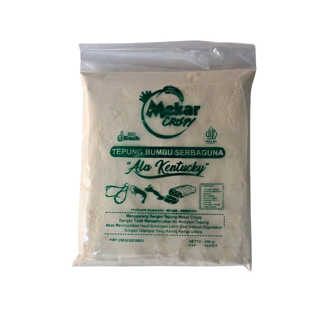 

Mekar Tepung Fried Chicken Siap Pakai 500 Gr Tepung Crispy Kriuk Syaukia Store