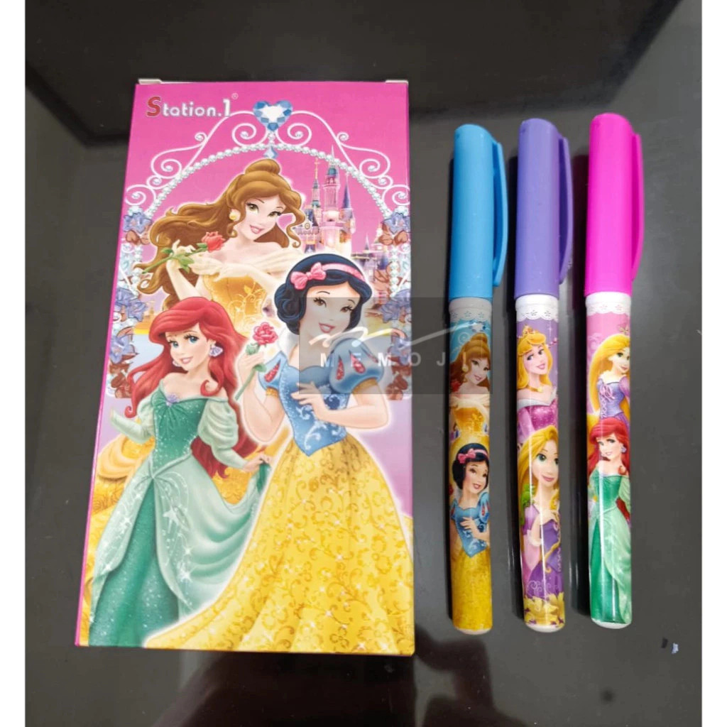 

Pulpen Gel 0.5mm PRINCESS (12pc)