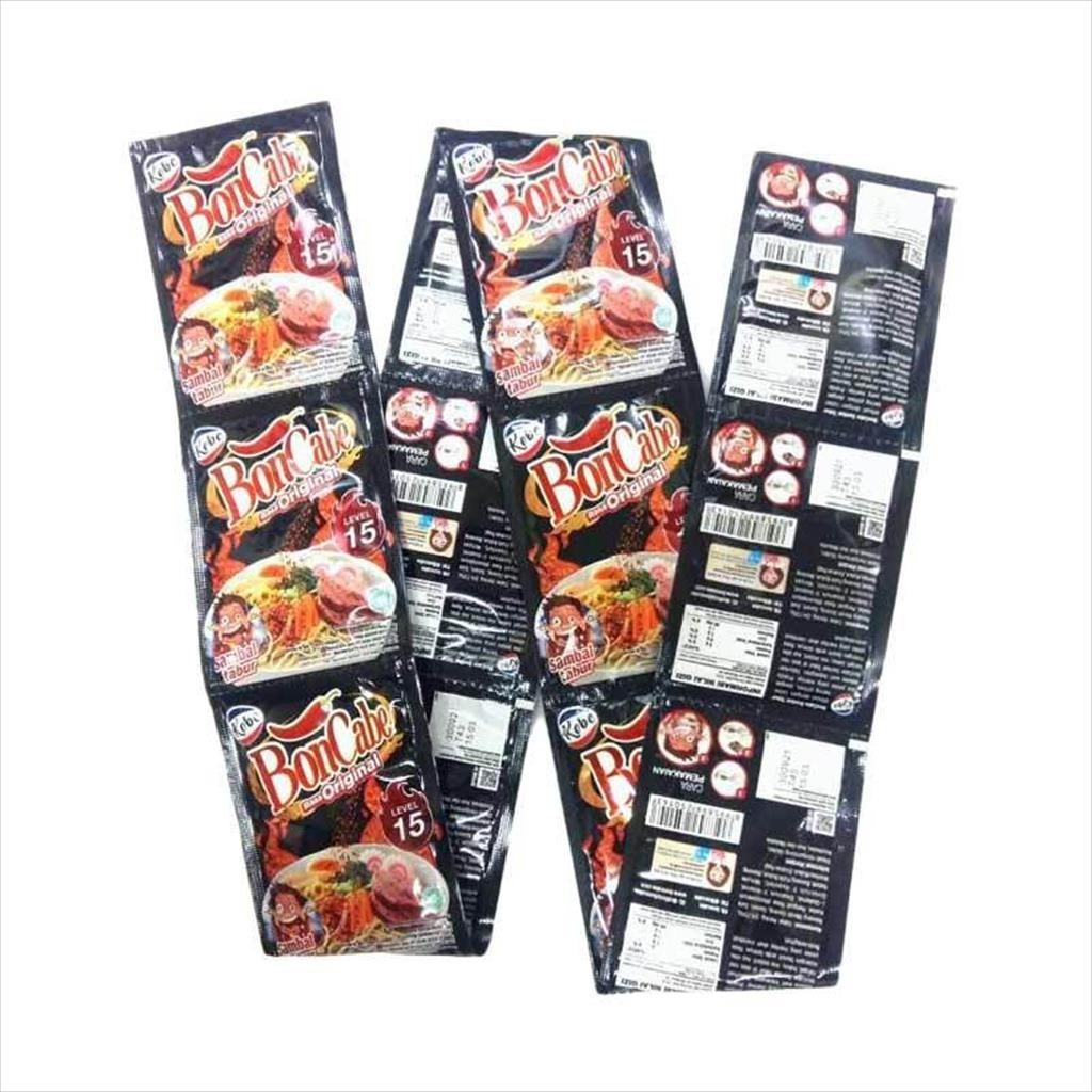 

KOBE Bon Cabe Level 15 Bumbu Sambal Tabur [7 gr x 12s] 1 renteng